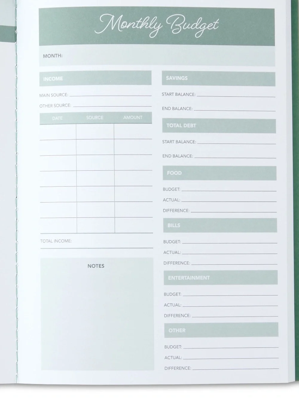 Pen + Gear Budget Planner NWT
